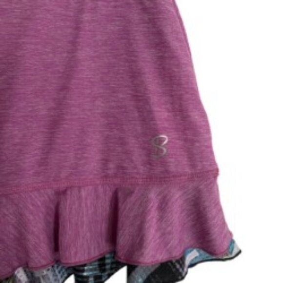 Sofibella Purple Ruffle Tennis Skort Medium - Picture 2 of 6